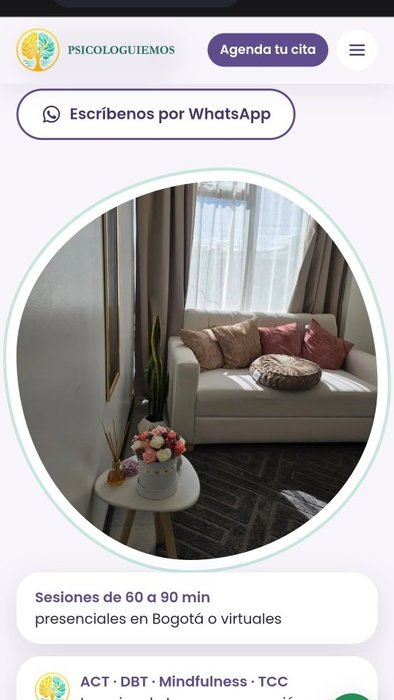 ¡Nos renovamos! Te invito a que nos busques en el navegador como psicologuiemos.com, ahí encontrarás toda la información